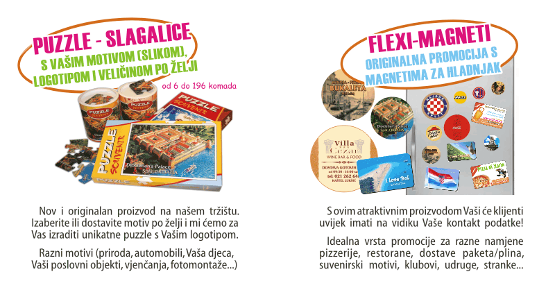 Slagalice - Magneti za hladnjak
